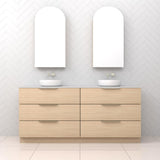 Celeste Trio - 1800mm Vero Oak Freestanding Vanity