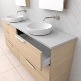 Celeste Trio - 1800mm Vero Oak Freestanding Vanity