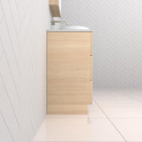 Celeste Trio - 900mm Vero Oak Freestanding Vanity