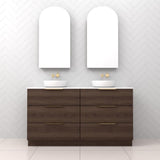 Celeste Trio - 1500mm Chestnut Freestanding Vanity