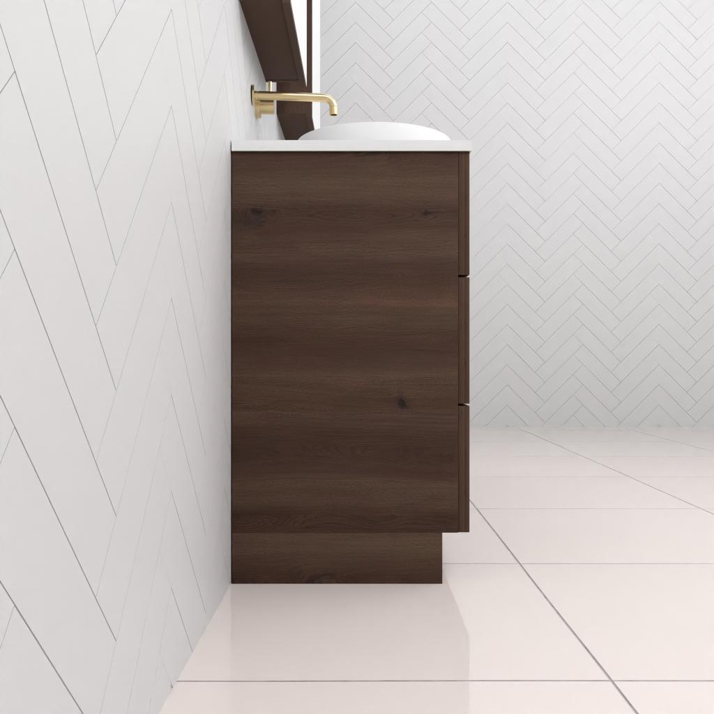 Celeste Trio - 1500mm Chestnut Freestanding Vanity