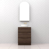 Celeste Trio - 600mm Chestnut Freestanding Vanity