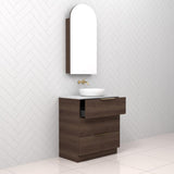 Celeste Trio - 750mm Chestnut Freestanding Vanity