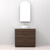 Celeste Trio - 900mm Chestnut Freestanding Vanity