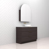 Celeste Trio - 1200mm Espresso Oak Freestanding Vanity