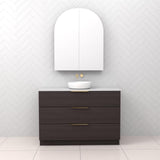 Celeste Trio - 1200mm Espresso Oak Freestanding Vanity