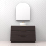 Celeste Trio - 1200mm Espresso Oak Freestanding Vanity