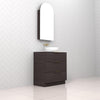 Celeste Trio - 750mm Espresso Oak Freestanding Vanity