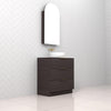 Celeste Trio - 750mm Espresso Oak Freestanding Vanity