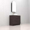 Celeste Trio - 900mm Espresso Oak Freestanding Vanity