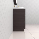 Celeste Trio - 900mm Espresso Oak Freestanding Vanity