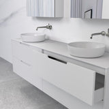 Verona - 1800mm Matte White Wall Hung Vanity