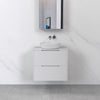 Verona - 600mm Matte White Wall Hung Vanity