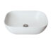 Matte White Ceramic Basin for Bathroom