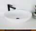 Basin Bench Mount, Cleo Solid Surface