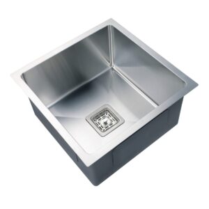 Kitchen Sink Brushed Stainless Steel Single Bowl