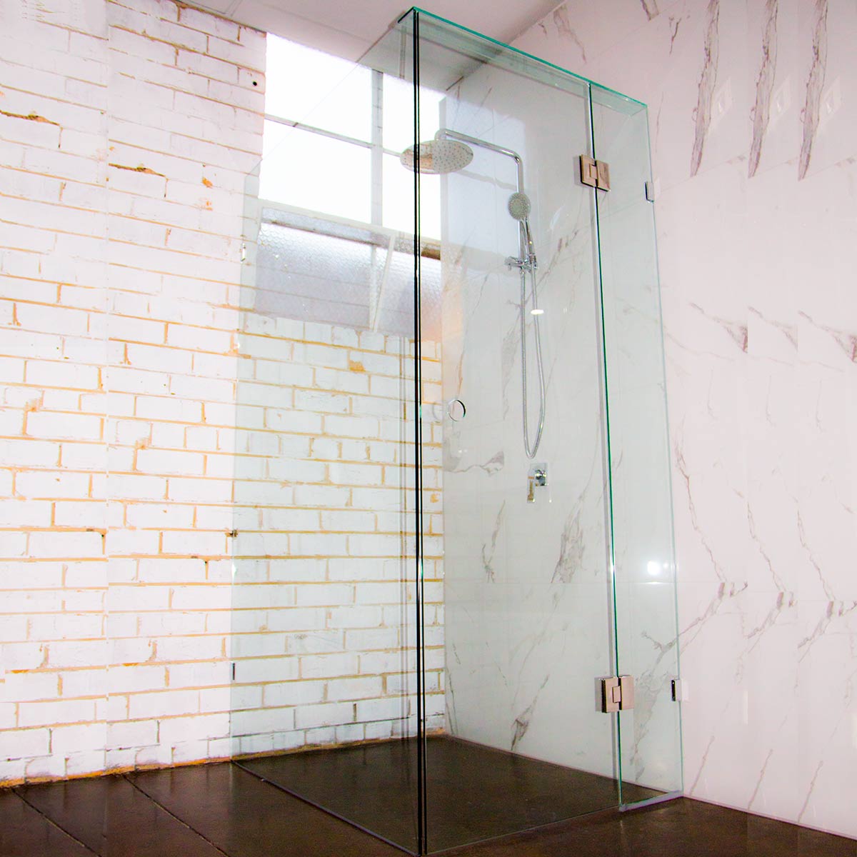 shower hinged panels, frameless shower glass, Shower enclosure, Shower safety glass, Toughened safety glass
