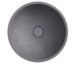 concrete basin round trono french grey
