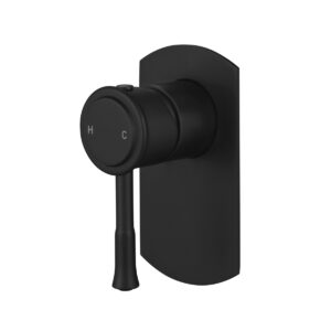 Montpellier Traditional Wall Mixer Matte Black