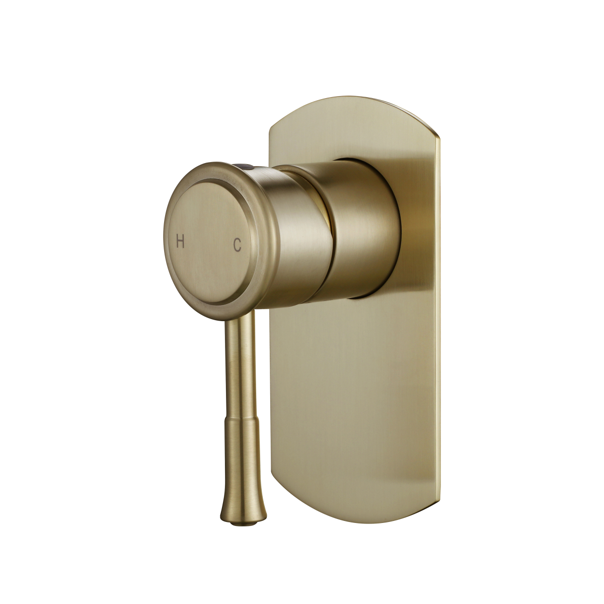 Montpellier Traditional Wall Mixer Brushed Brass