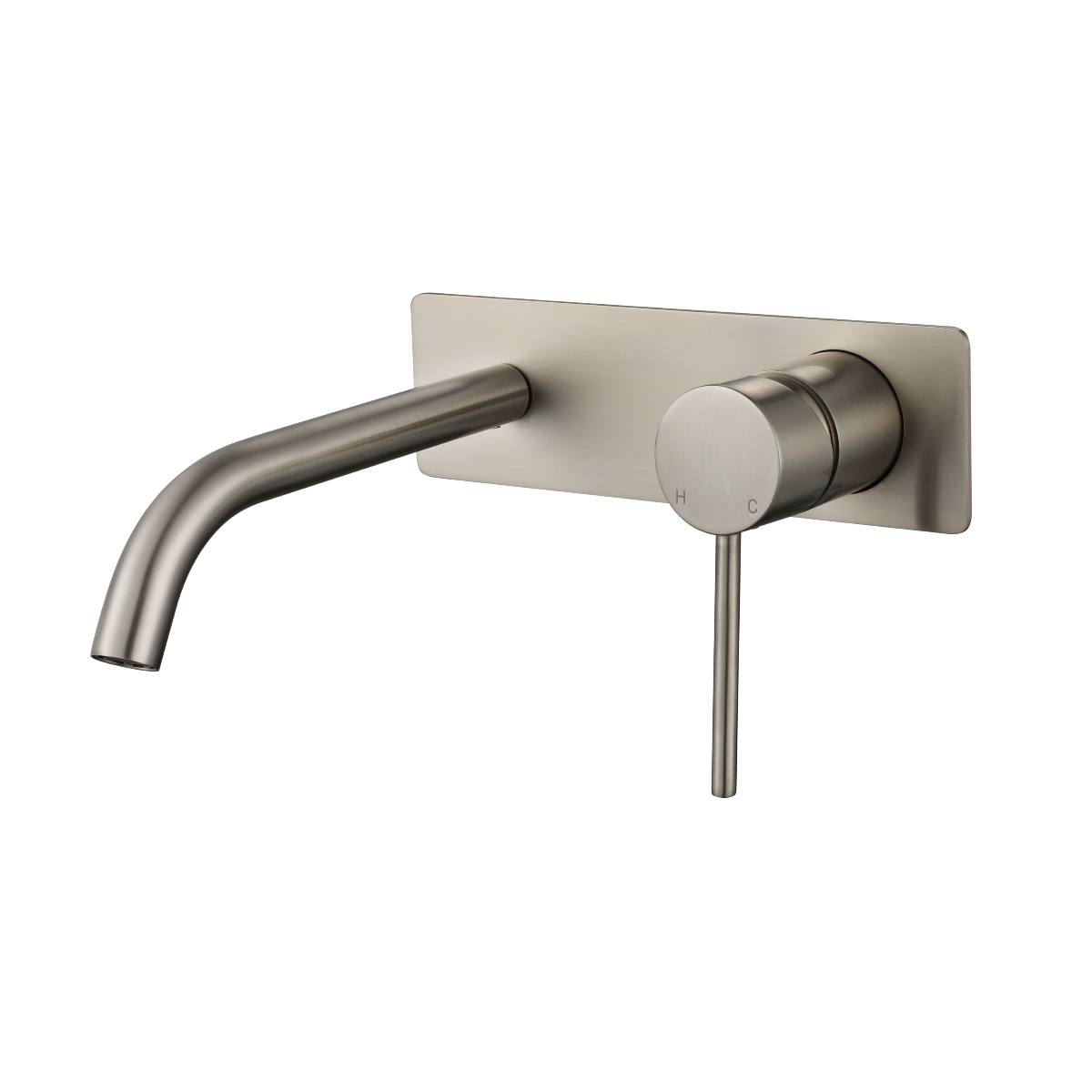 Star Mini Wall Mixer & Spout Combination Brushed Nickel