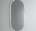 LED Gatsby Mirror W Brushed Nickel Frame