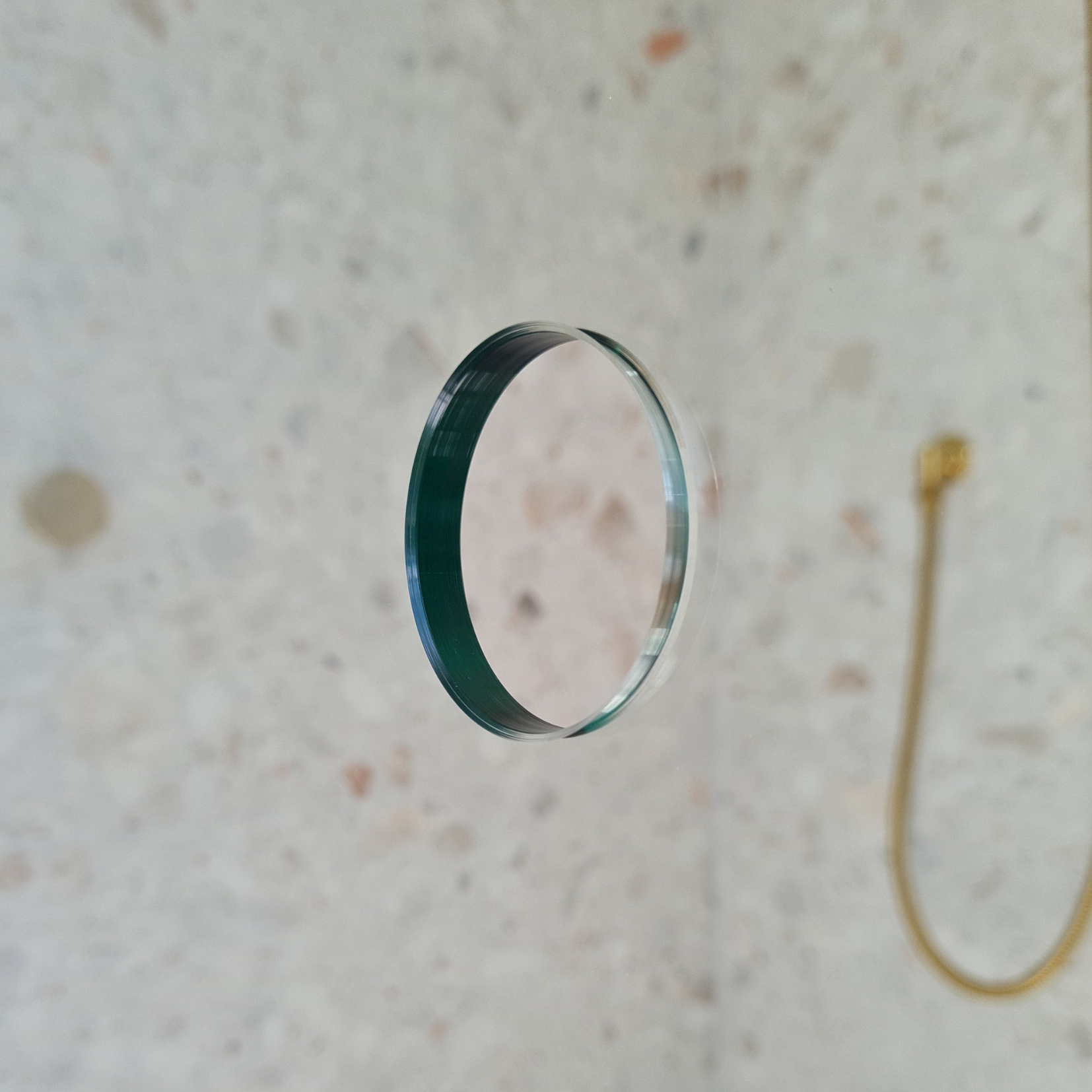 Shower Glass Door Polished Hole