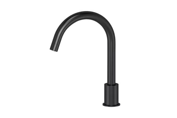 MS11 Meir Round PVD Matte Black Bath Spout 1 scaled - Eos Bathware